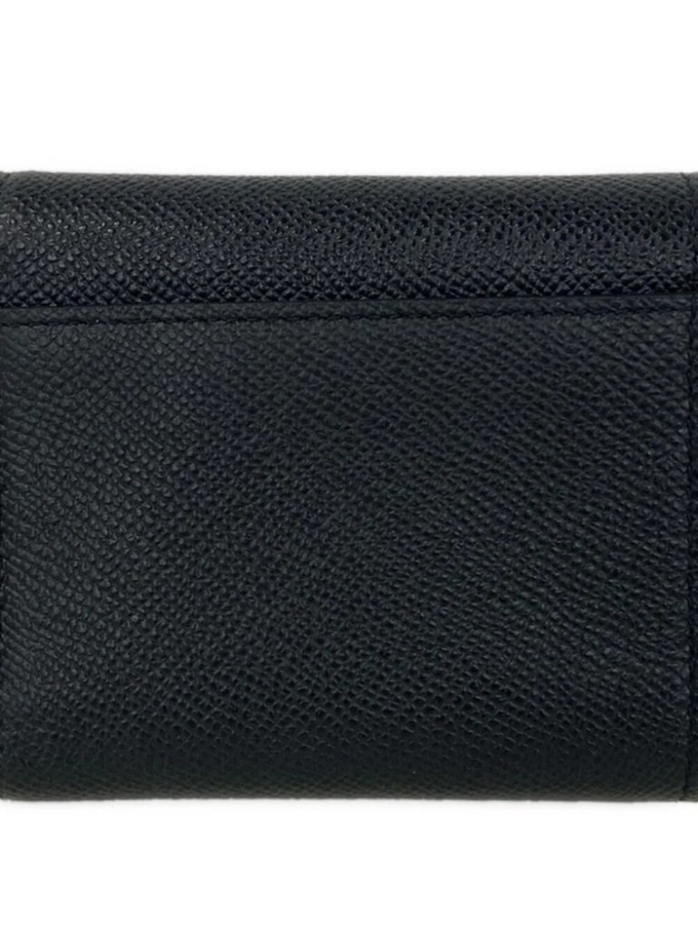 DIOR/ChristianDior Saddle Lotus Wallet - Black Leather Trifold Wallet - Picture 2 of 5